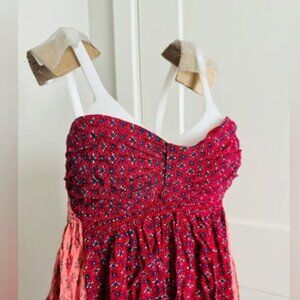 he Sea Tunic top dress patchwork woman’s size XS